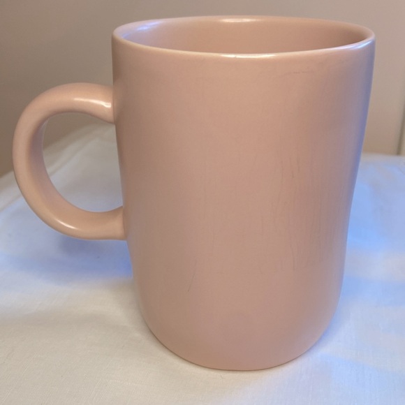 RAE DUNN “Faith Before Fear” Coffee Tea Mug Blush Color Artisan Collection ☕️ - Picture 4 of 7